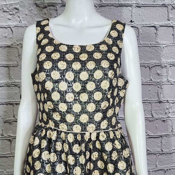 ModCloth Metallic Polka Dot Dress,  Women's Medium - Picture 1 of 7